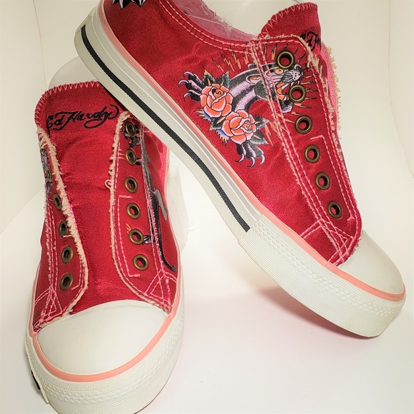 Ed Hardy Shoes - ED HARDY Slip on Sneaker Style 18SL809W Size 7